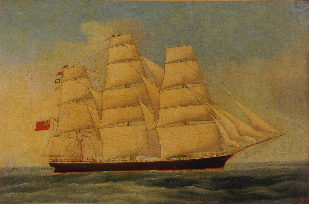 Detail of The ship 'Duke of Atholl' by unknown