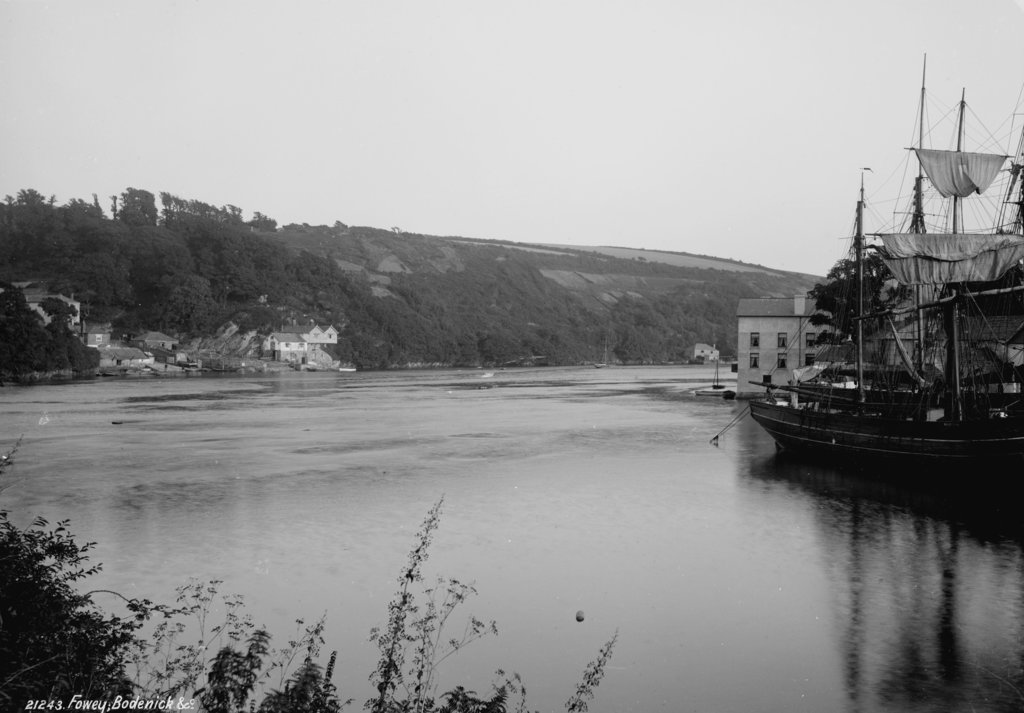 Detail of Roseland (1834); Fowey, Cornwall by Francis Frith & Co.