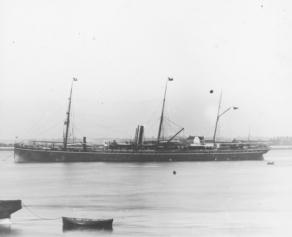 Detail of SS 'Ravenna', P&O Passenger Liner, March 1886 by unknown