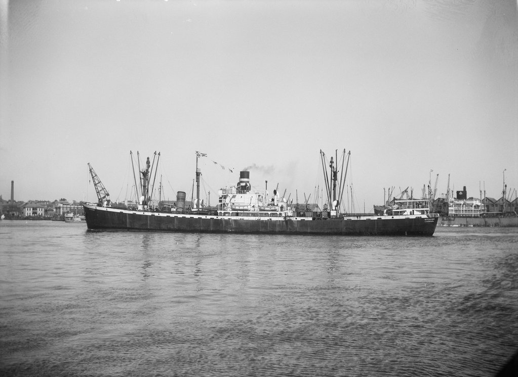 Detail of Copy of 'Speaker' (1943) in Cape Town harbor by Unknown
