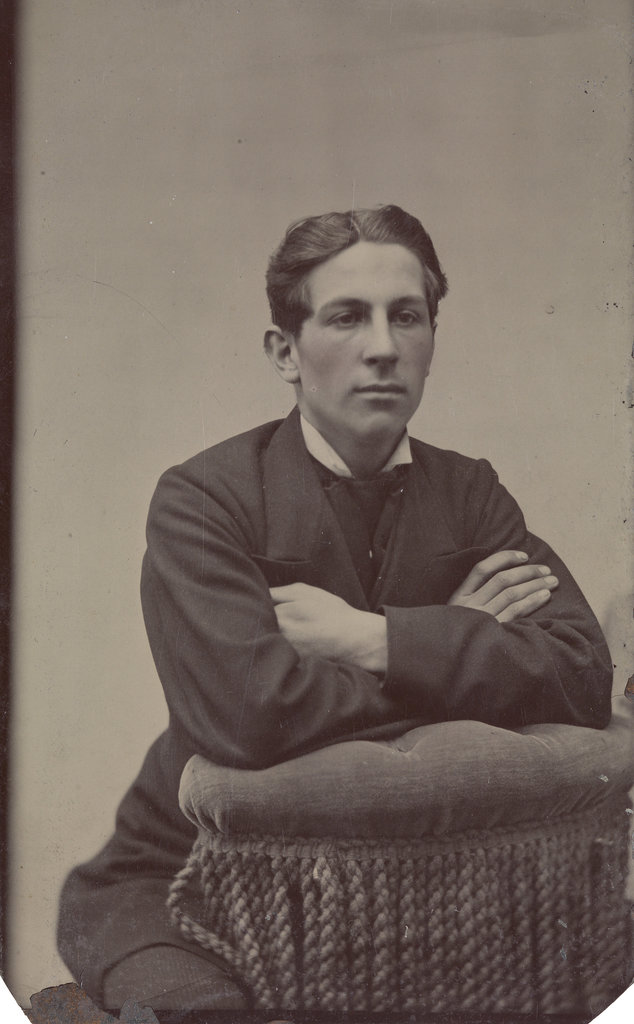 Detail of An unidentified young man. Fox Talbot Collection by Unknown